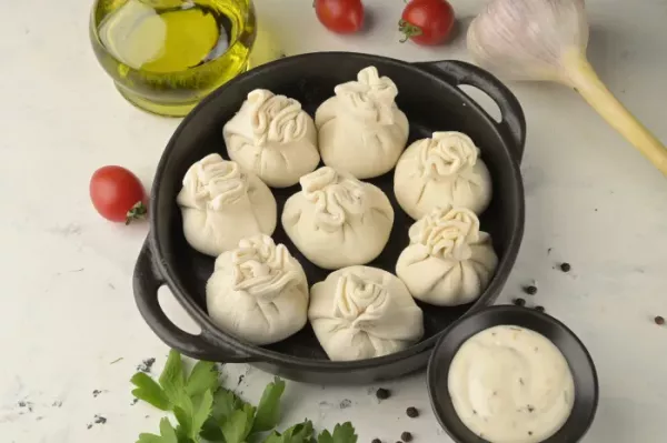 Хінкалі з Сиром