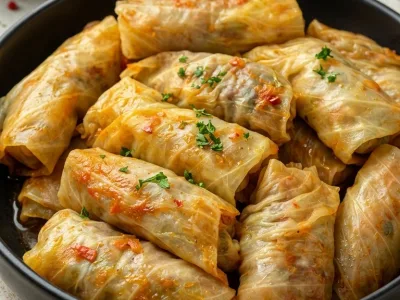 Голубці з Грибами та Рисом