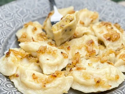 Вареники з Картоплею та Грибами